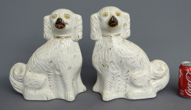 Pair 19th c. Staffordshire