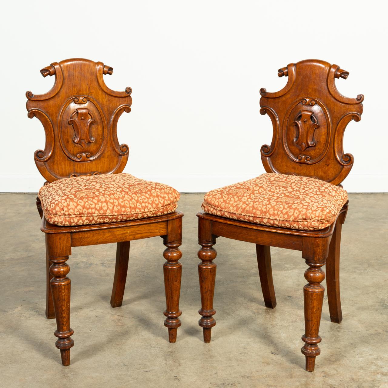 PAIR, 19TH C WILLIAM IV GOTHIC