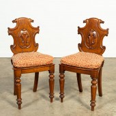 PAIR, 19TH C WILLIAM IV GOTHIC