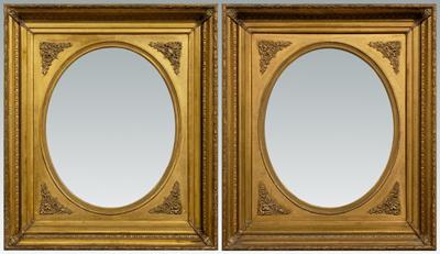 Pair 19th century portrait