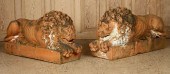 PAIR 19TH CENTURY TERRACOTTA G
