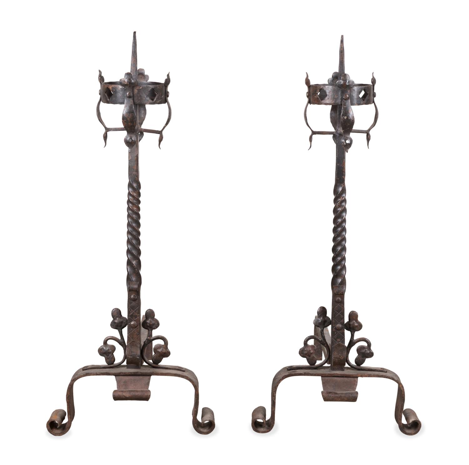 PAIR 19TH/20TH C. TUDOR REVIVAL
