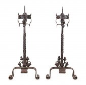 PAIR 19TH/20TH C. TUDOR REVIVA