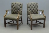 Pair 20th c. Chipp. style mold