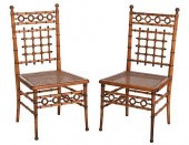 PAIR AESTHETIC MOVEMENT FAUX B