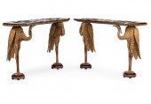 PAIR ALBERT CHEURET-STYLE GILT