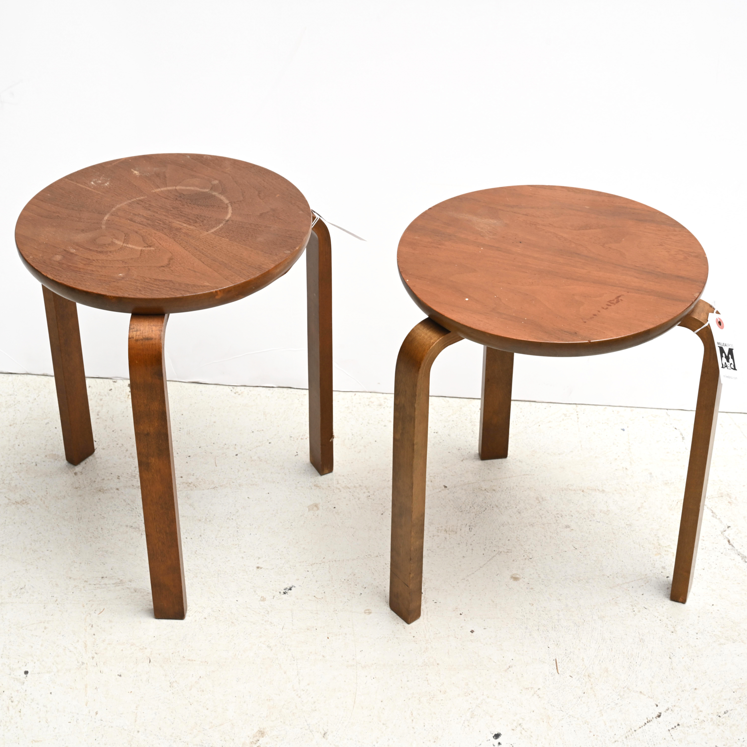 PAIR ALVAR AALTO STYLE BENTWOOD