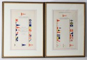 PAIR AMERICAN AND ROYAL NAVY S