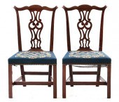 Pair American Chippendale styl