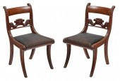 PAIR AMERICAN CLASSICAL CORNUC