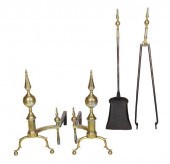 PAIR AMERICAN FEDERAL BRASS AN