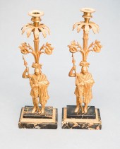 PAIR AMERICAN INDIAN DECORATED
