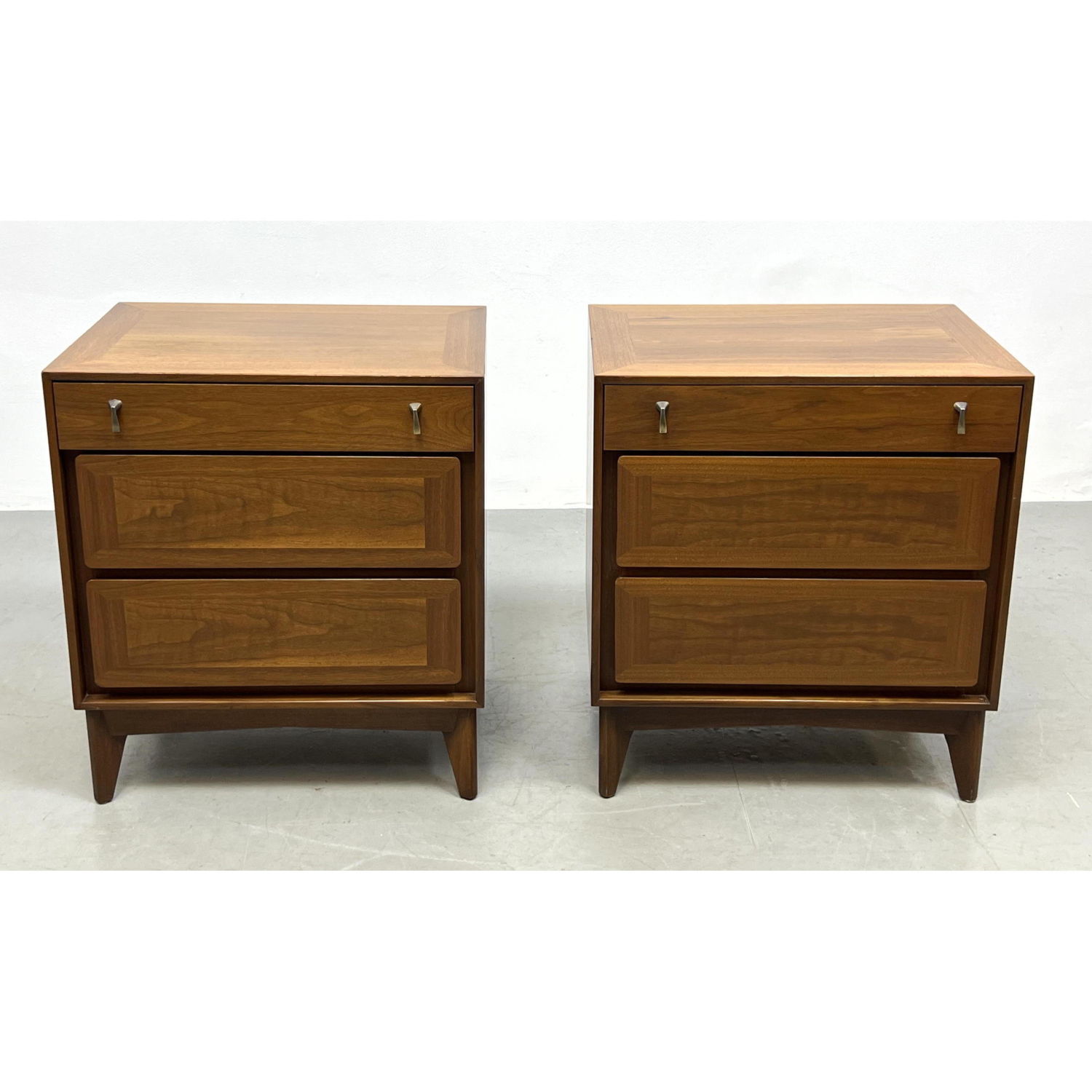 Pair American Modern Side Table