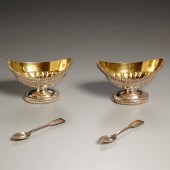 PAIR AMERICAN SILVER SALTS WIT