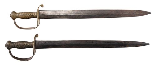 PAIR AMES MODEL 1842 NAVAL