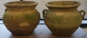 PAIR ANCIENT STYLE TERRACOTTA