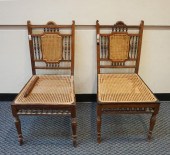 PAIR ANGLO-INDIAN HARDWOOD AND