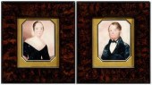 Pair Anson Dickinson miniature