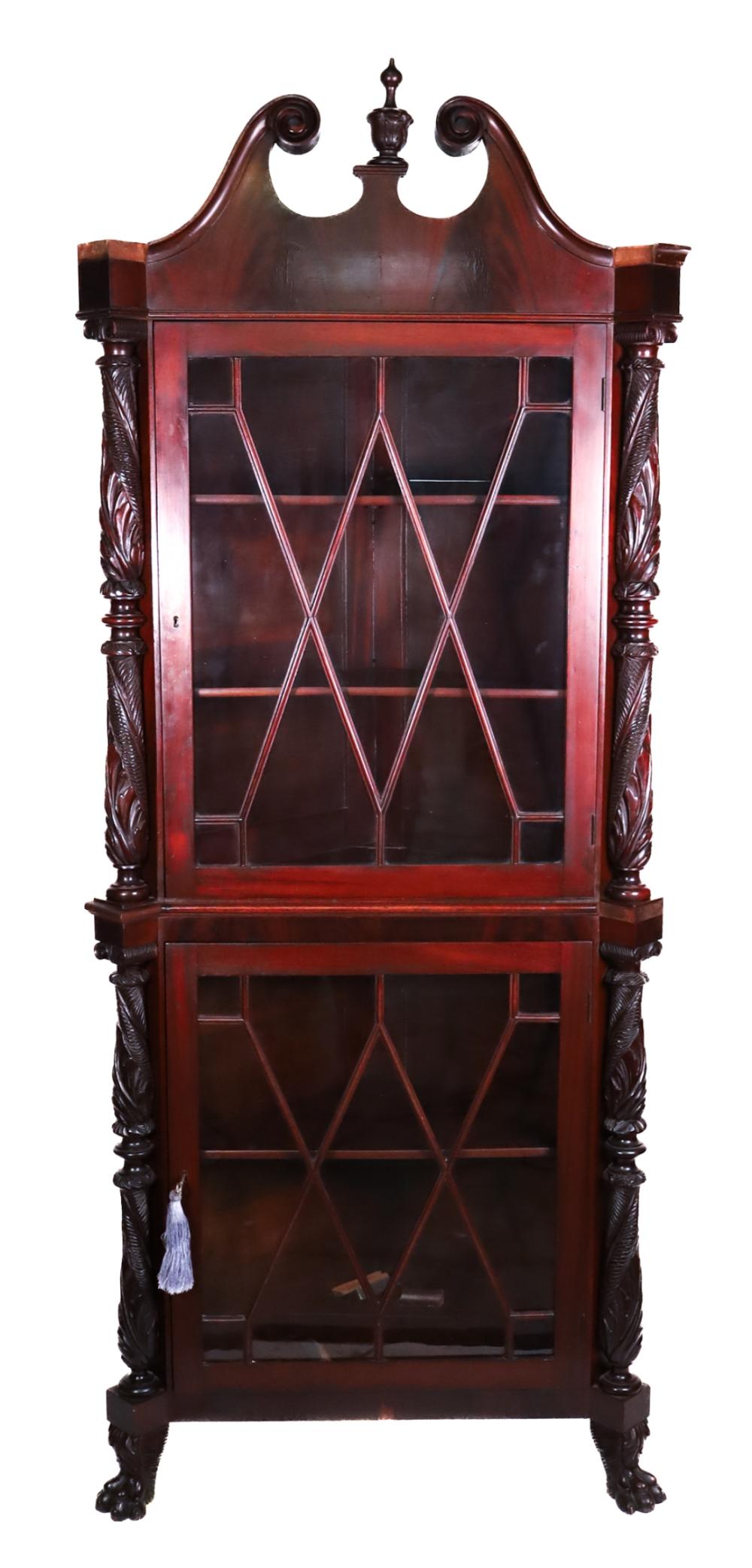 PAIR, ANTIQUE AMERICAN EMPIRE