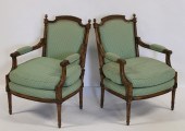 PAIR ANTIQUE & FINELY CARVED L