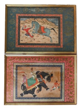 PAIR ANTIQUE INDO PERSIAN MUGH