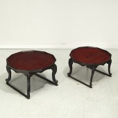 PAIR ANTIQUE KOREAN SOBAN TABL