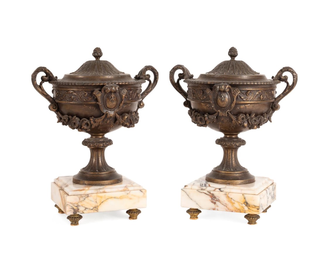 PAIR ANTIQUE RENAISSANCE REVIVAL