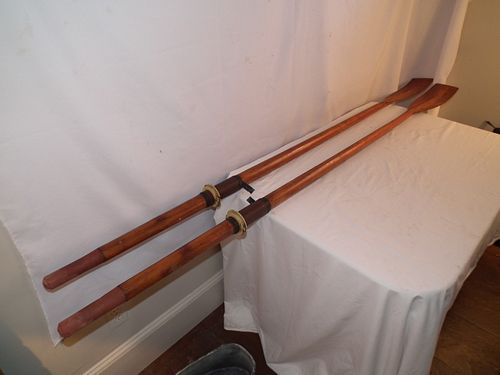 PAIR ANTIQUE SCULLING OARSPair of