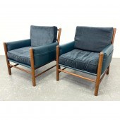Pair Arne Norell Style Lounge