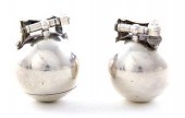 Pair Art Deco Dunhill sterling