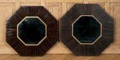 PAIR ART DECO STYLE MACASSAR O