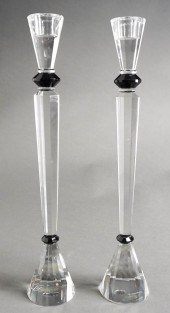 PAIR ART DECO STYLE SHANNON CR