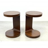 Pair Art Deco style Side Table