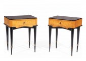 PAIR ART MODERNE EBONIZED AND