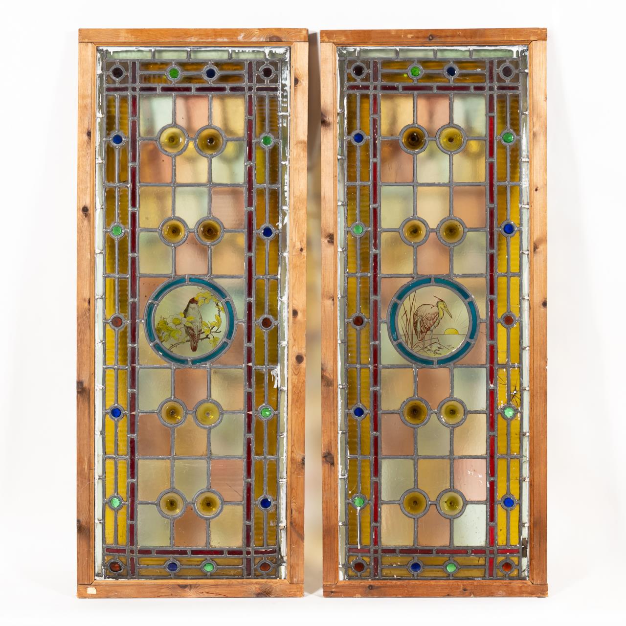 PAIR, ARTS AND CRAFTS TALL