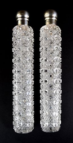 PAIR ASPREY LONDON STERLING & CUT