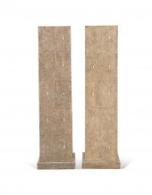 PAIR AUGOUSTI SQUARE SHAGREEN