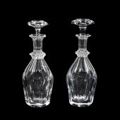 PAIR BACCARAT "HARCOURT" MINIA