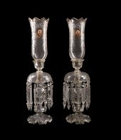 PAIR BACCARAT & MOSER IRANIAN