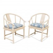 PAIR BAKER "FAR EAST" ARMCHAIR