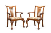 PAIR, BAKER GEORGIAN STYLE OVE