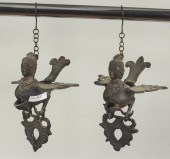 PAIR BALINESE BRONZE OR COPPER