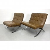 Pair Barcelona Style Armless L