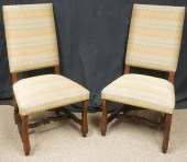 PAIR BAROQUE STYLE FRUITWOOD A