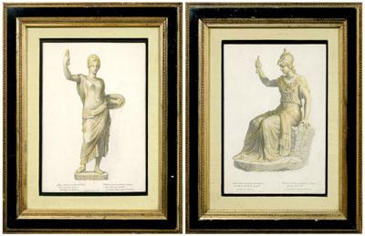 Pair Baudet engravings: after