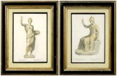 Pair Baudet engravings: after