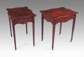 PAIR BEACON HILLS MAHOGANY LAM