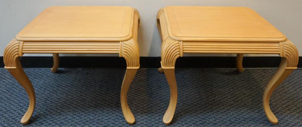 PAIR BERNHARDT PICKLED FRUITWOOD