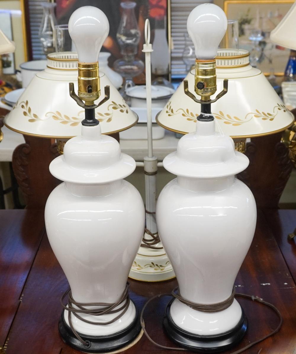 PAIR BLANC DE CHINE AND ONE WHITE