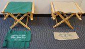 PAIR BLEACHED TEAK 'HOLLYWOOD